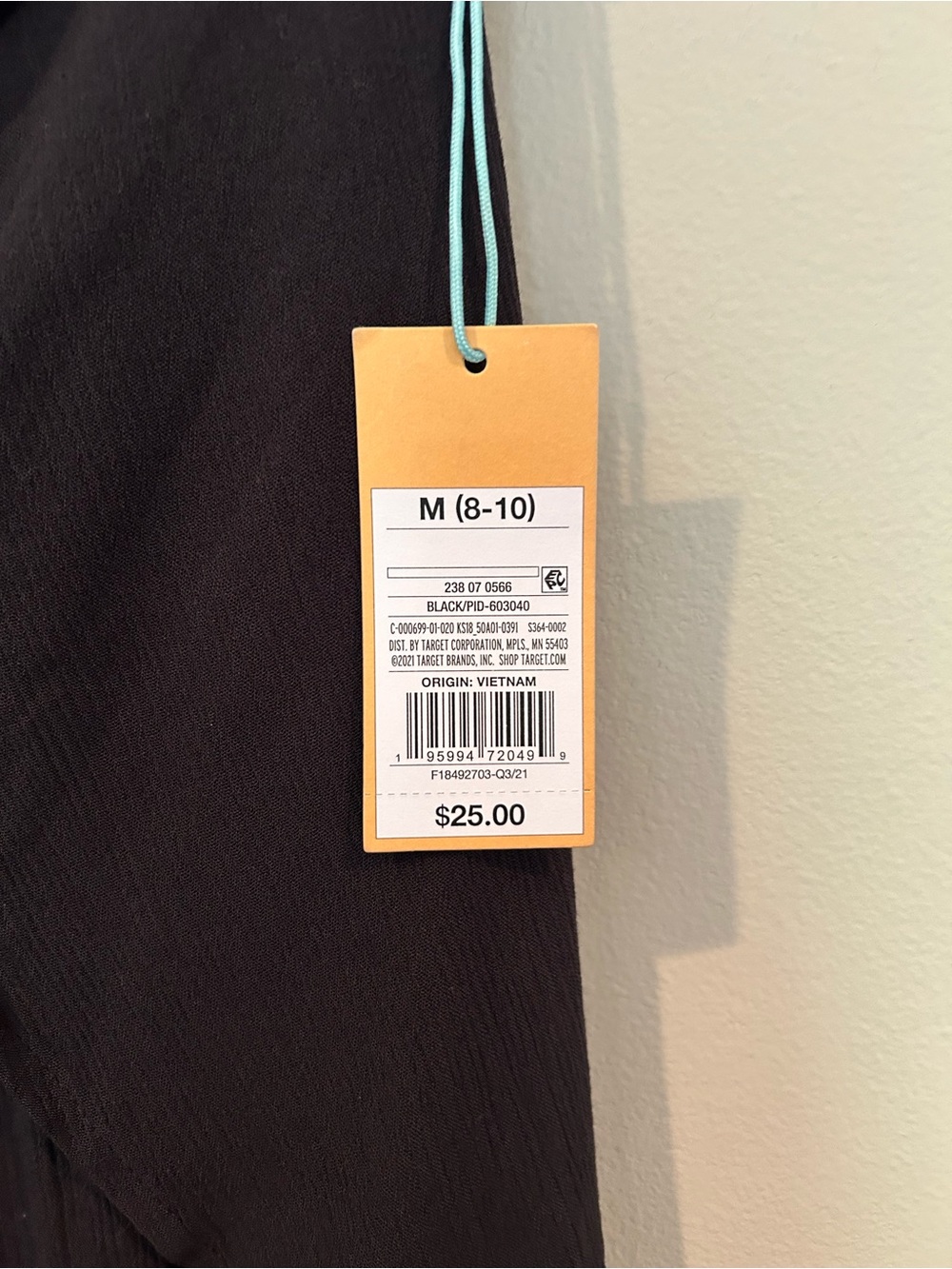 Kona Sol Black Split-Leg Tie-Waist Wide Leg Pants - Picture 3 of 5